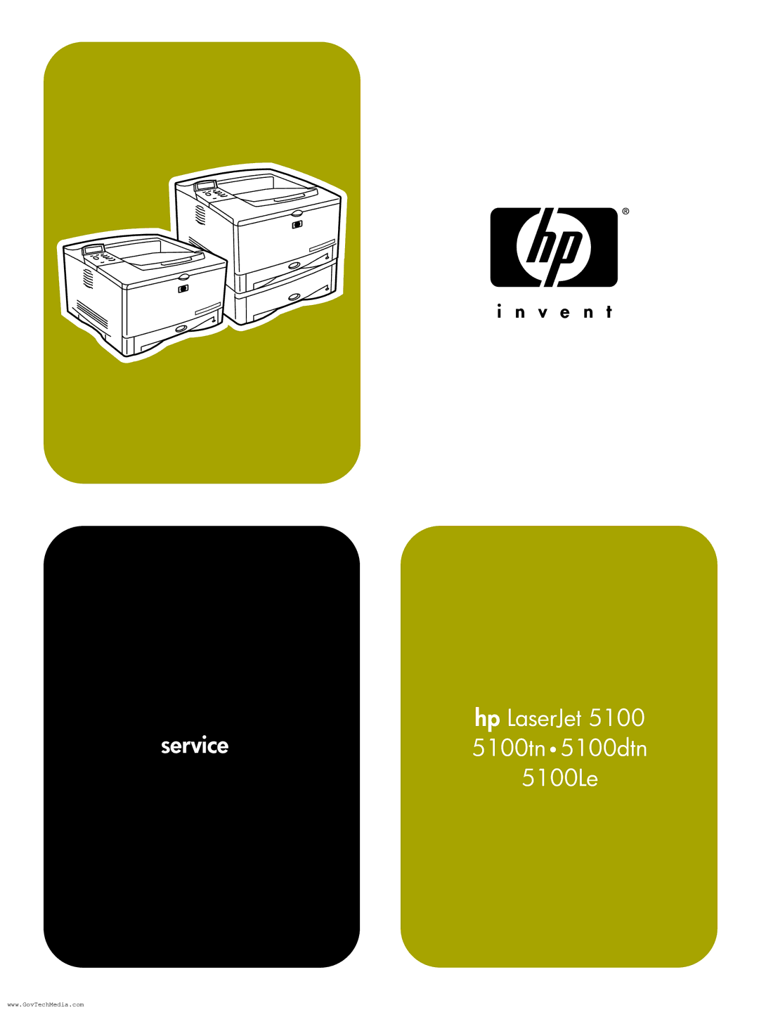 HP 5100LE manual Hp LaserJet Service5100tn 5100dtn 5100Le 