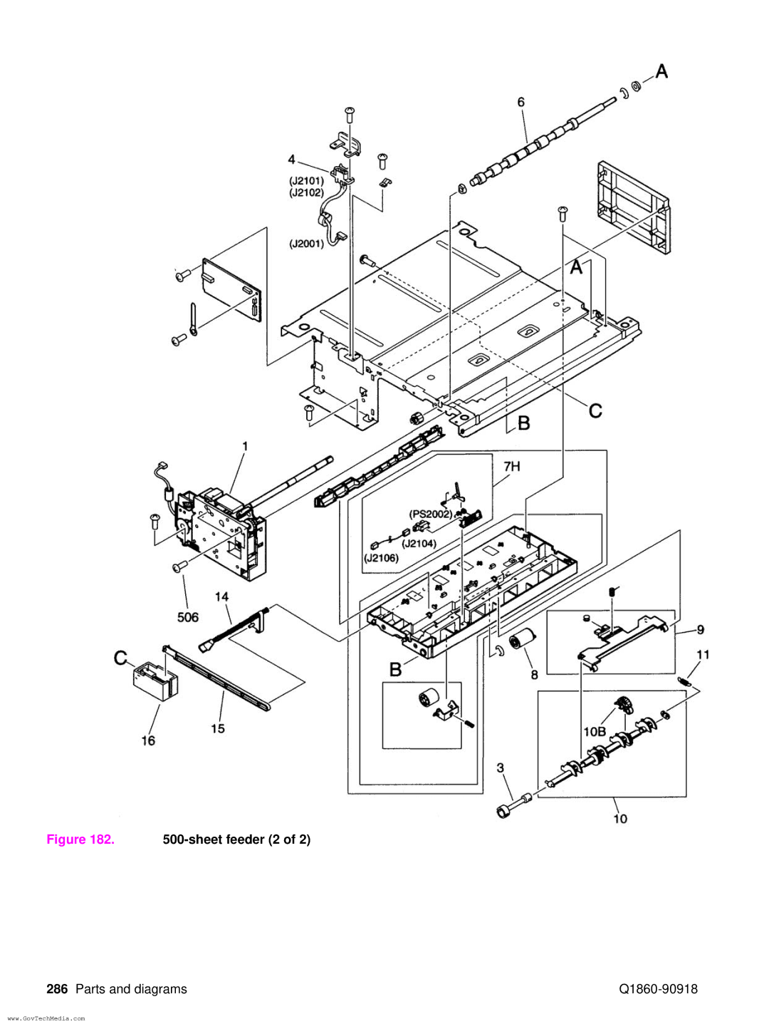 HP 5100LE manual Sheet feeder 2 