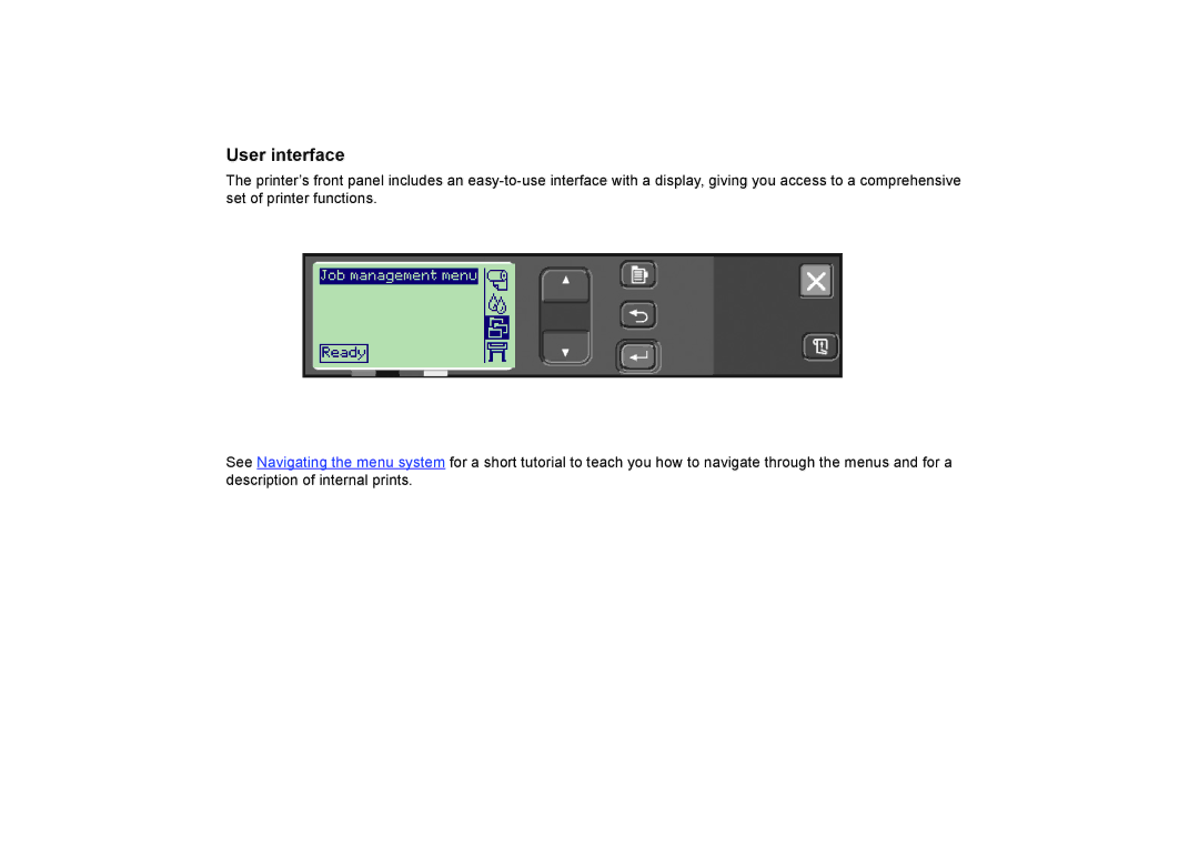 HP 510PS manual User interface 