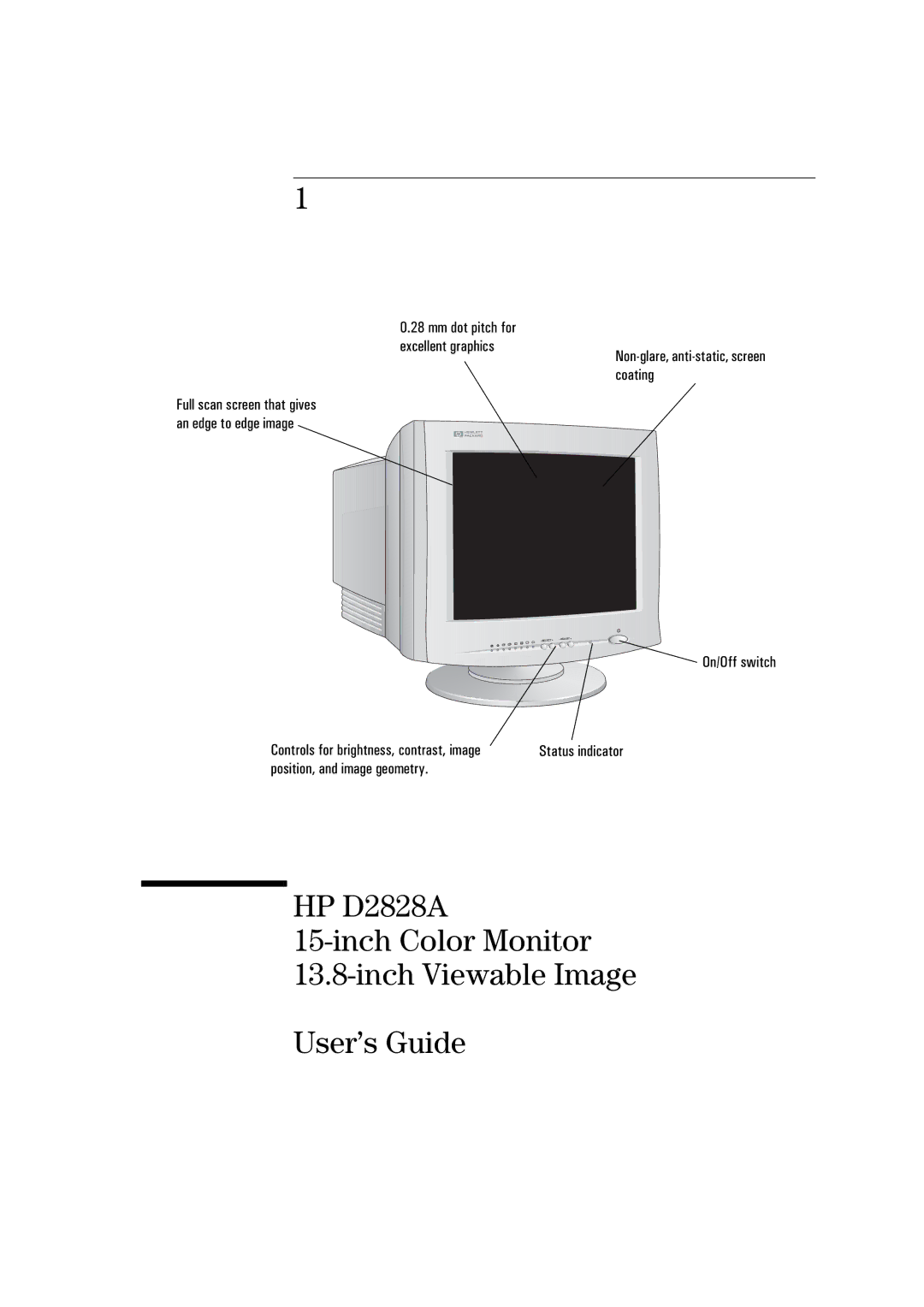 HP 52 D2828A manual Position, and image geometry 