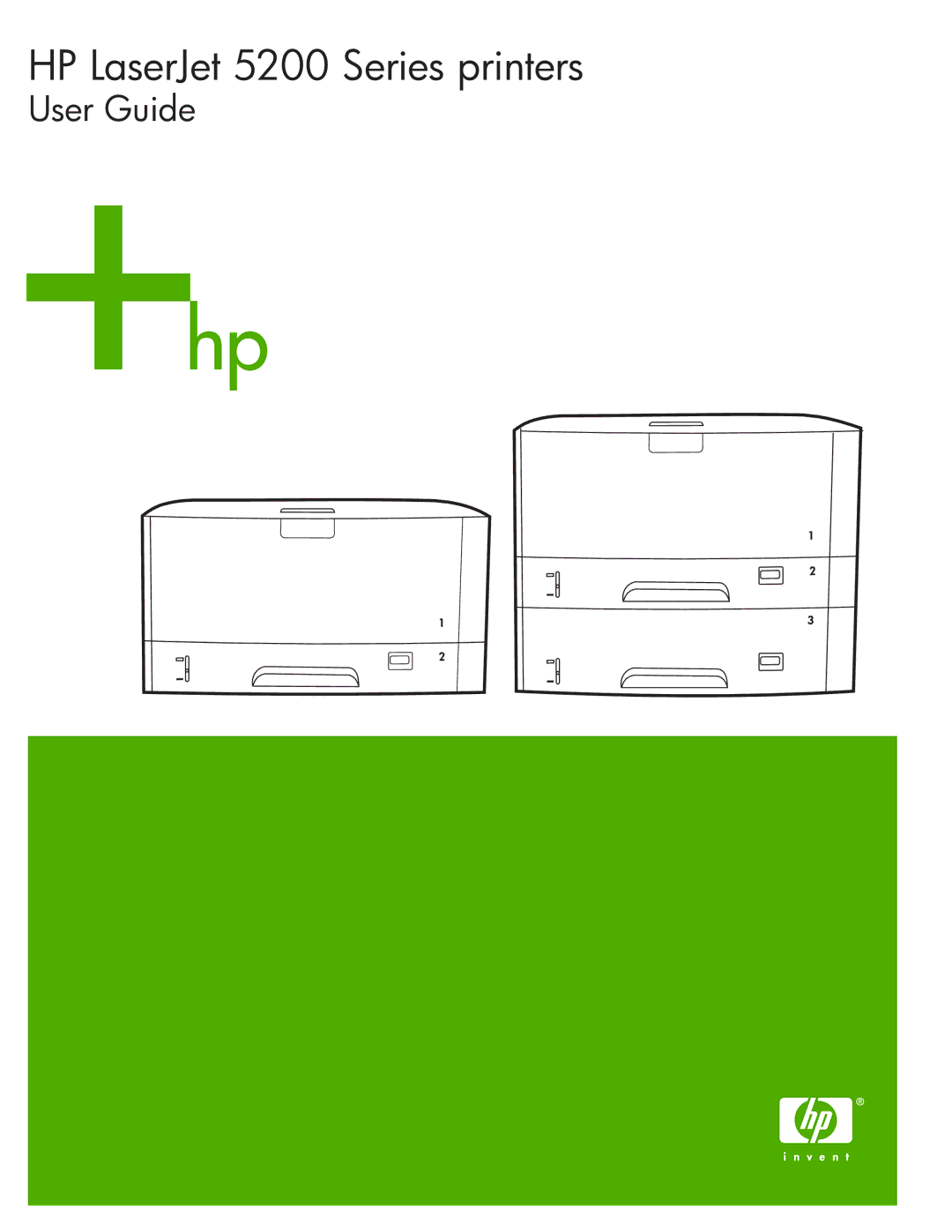 HP manual HP LaserJet 5200 Series printers 