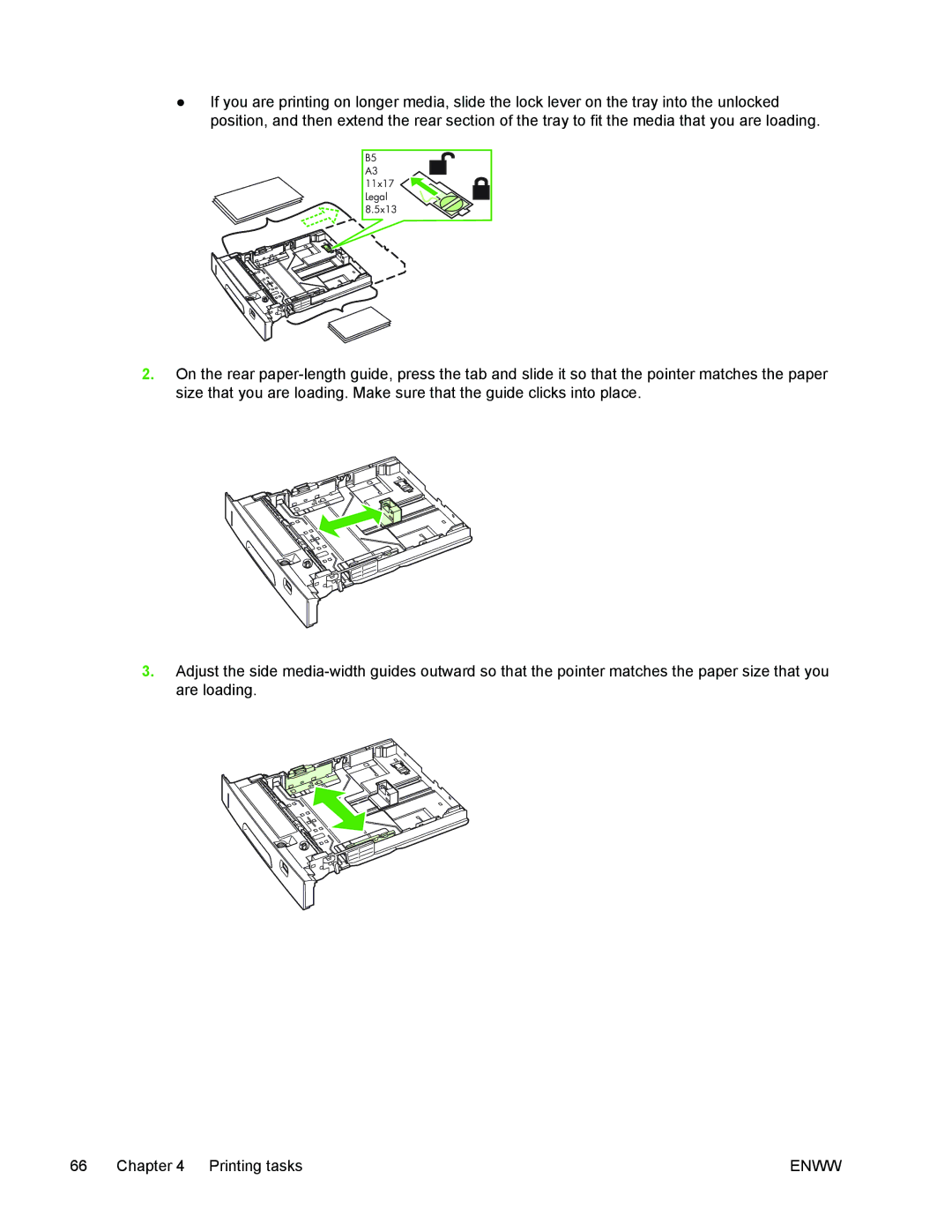 HP 5200 manual 11x17 Legal 