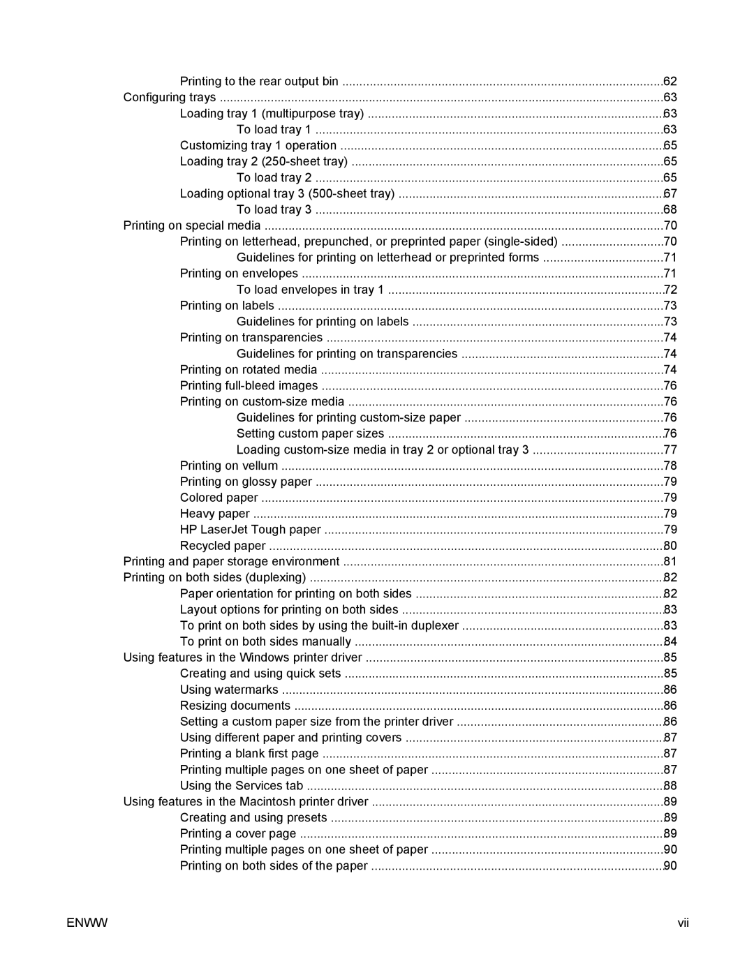 HP 5200 manual To load tray 