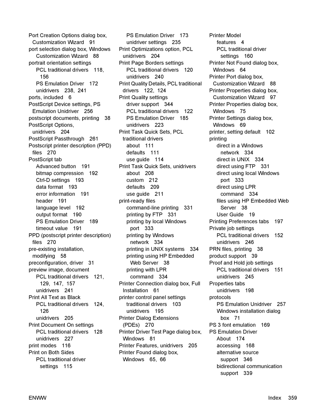 HP 5200L manual Enww 