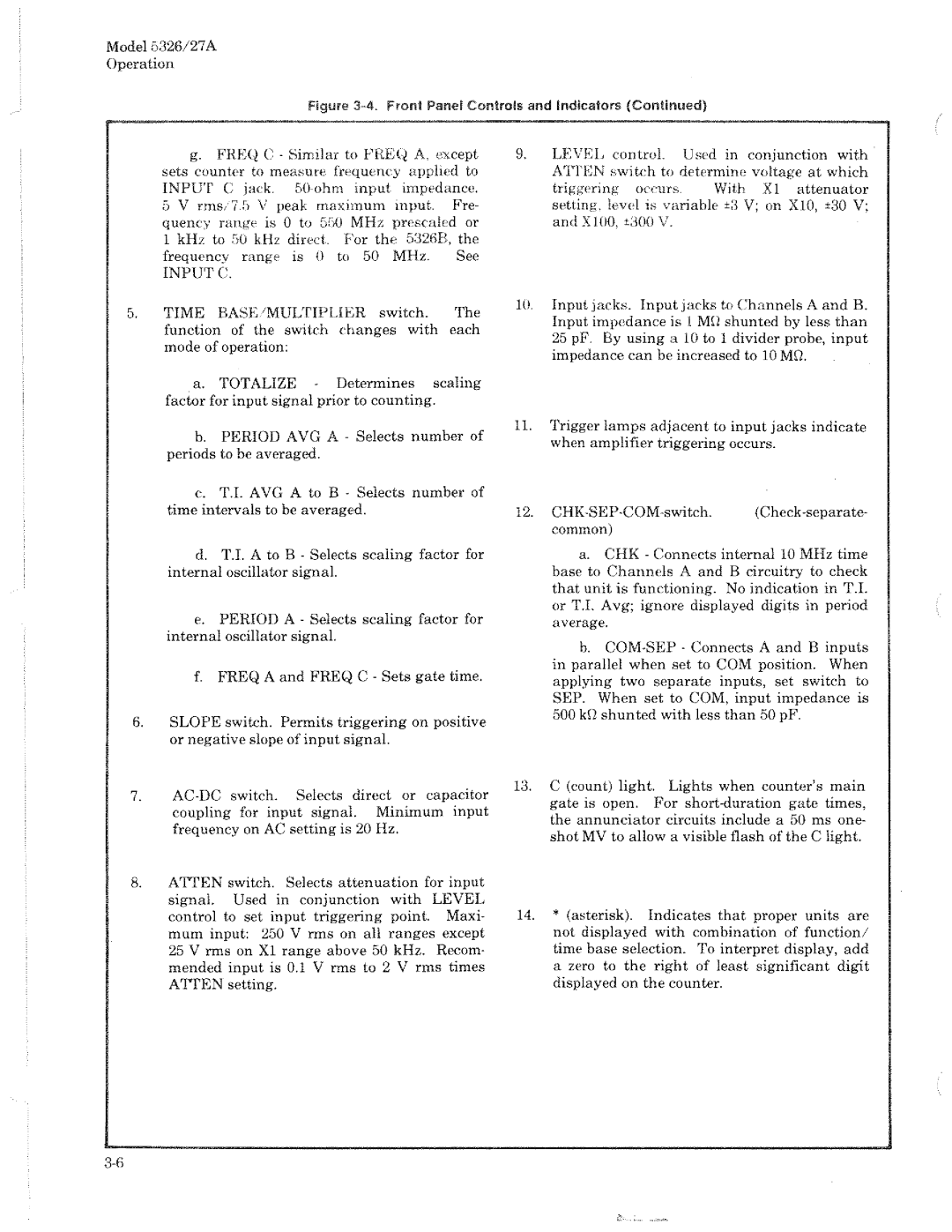 HP 5327A, 5326A manual 