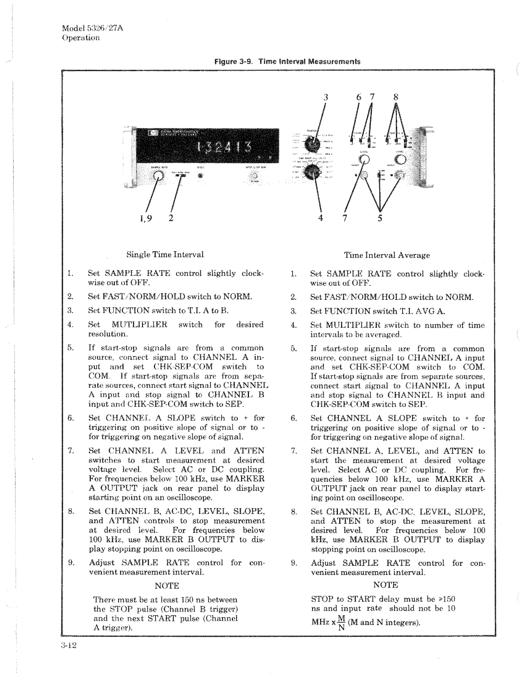 HP 5327A, 5326A manual 