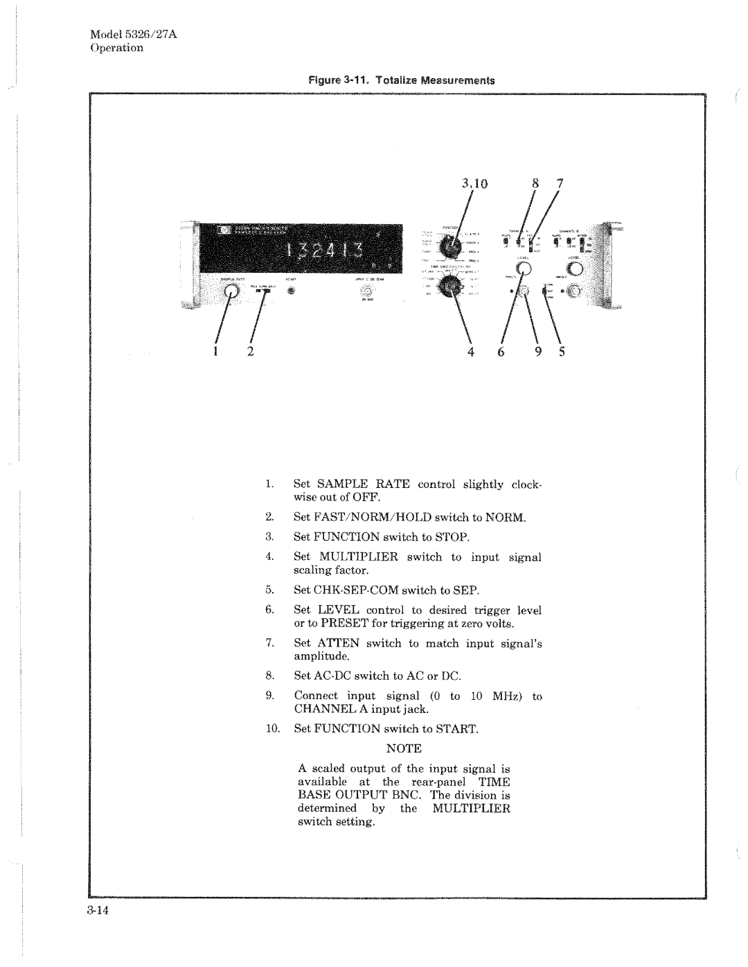 HP 5327A, 5326A manual 