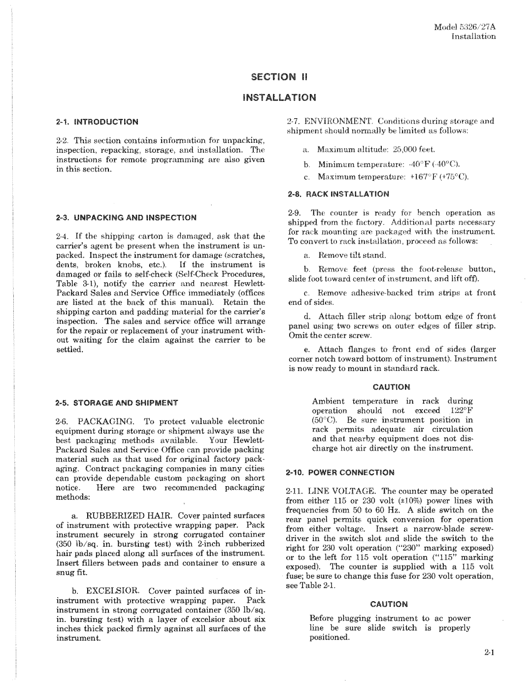 HP 5326A, 5327A manual 