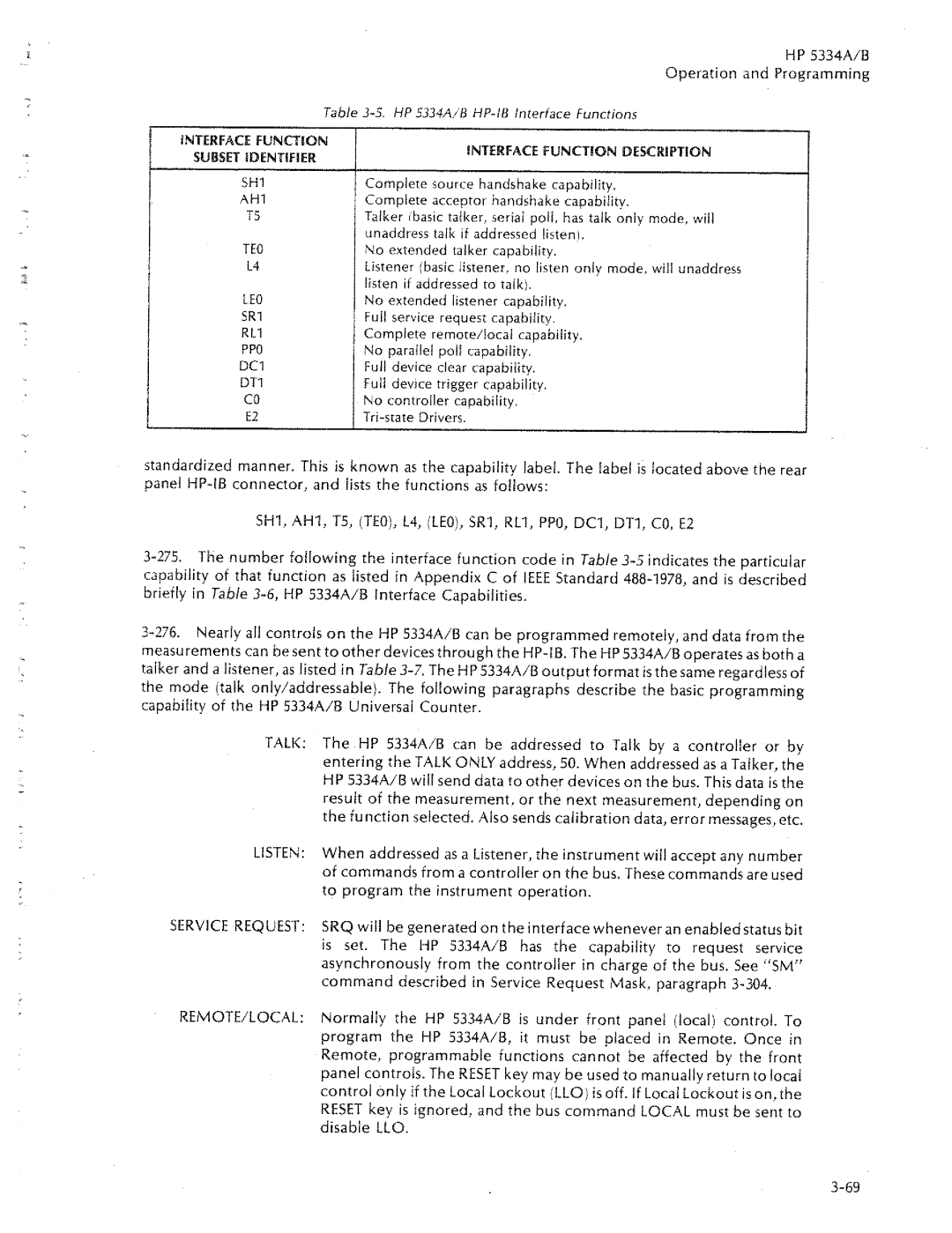 HP 5334A, 5334B manual 