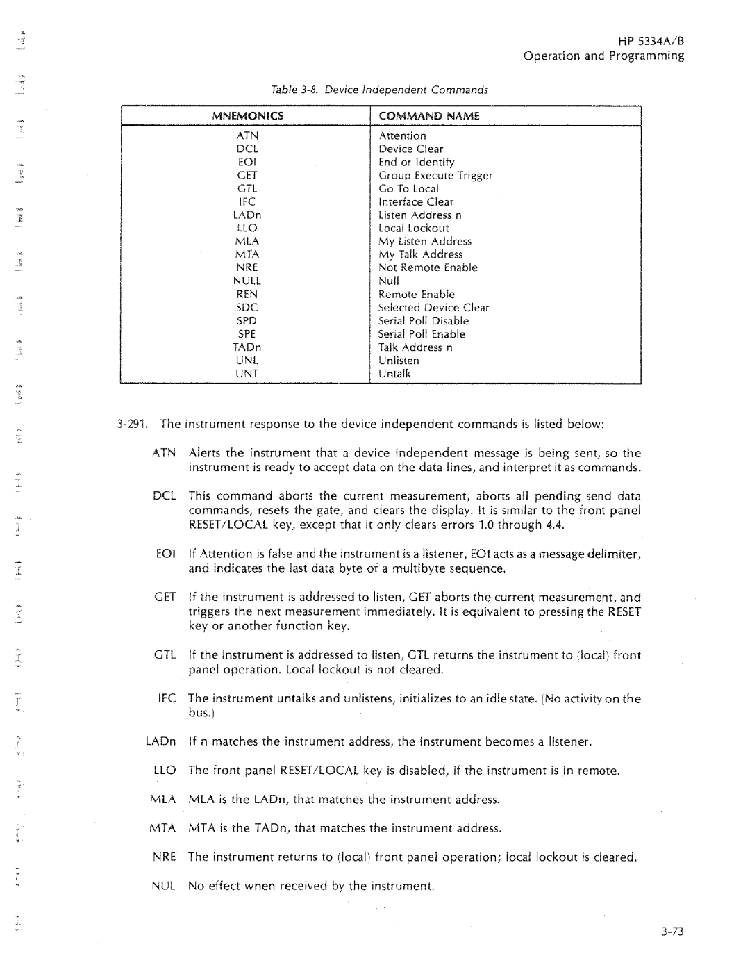 HP 5334A, 5334B manual 