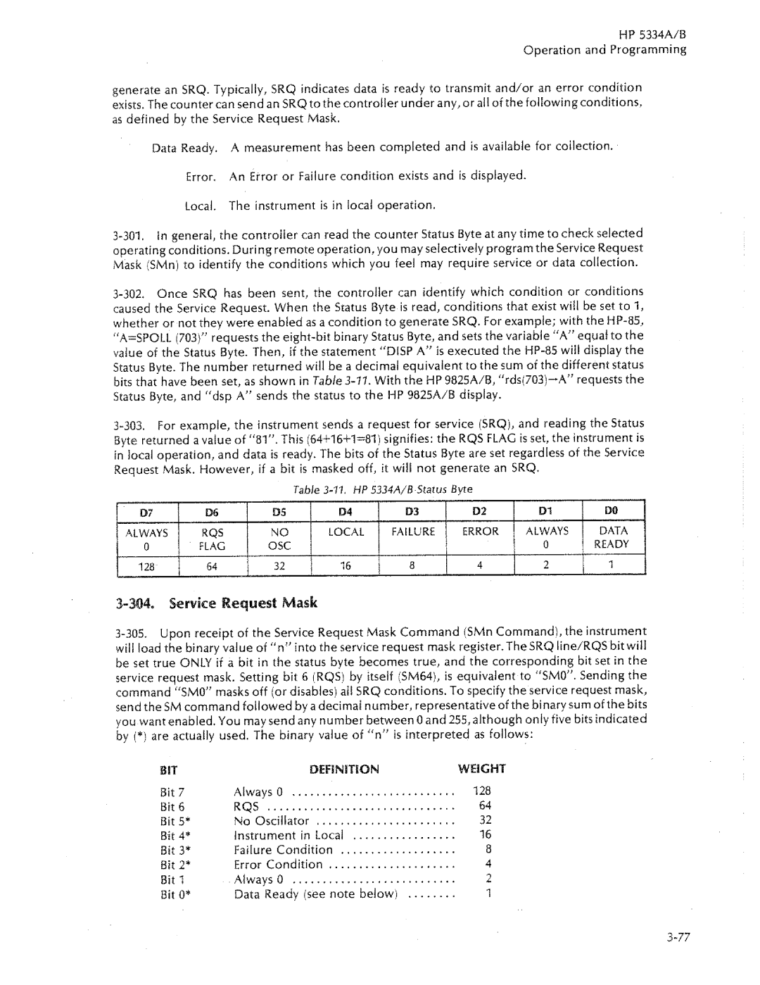 HP 5334A, 5334B manual 