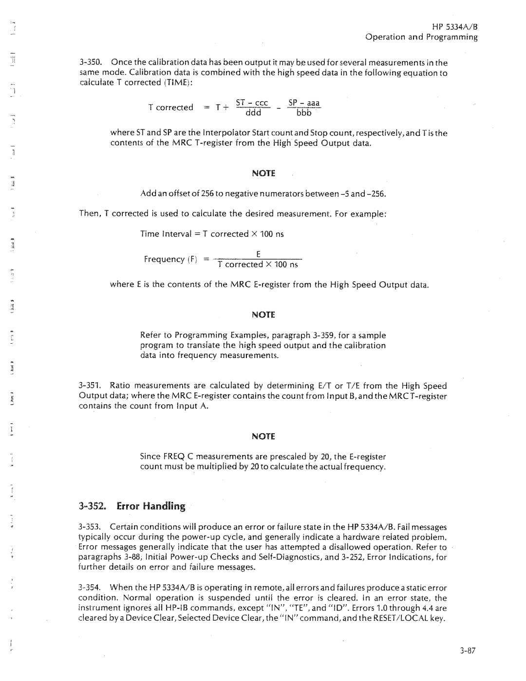 HP 5334A, 5334B manual 