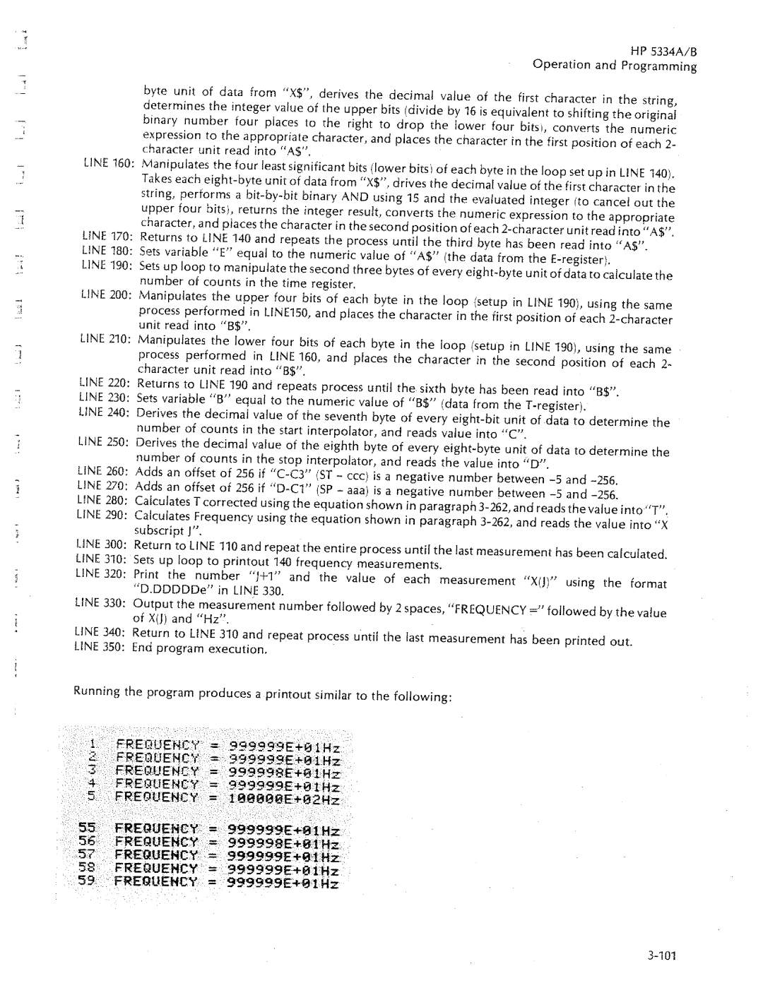 HP 5334A, 5334B manual 