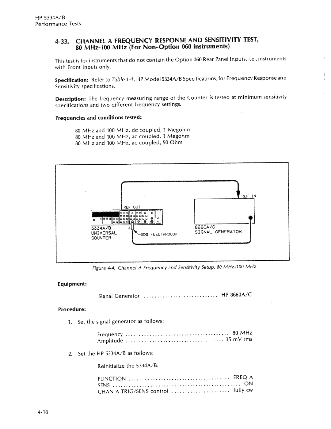 HP 5334B, 5334A manual 