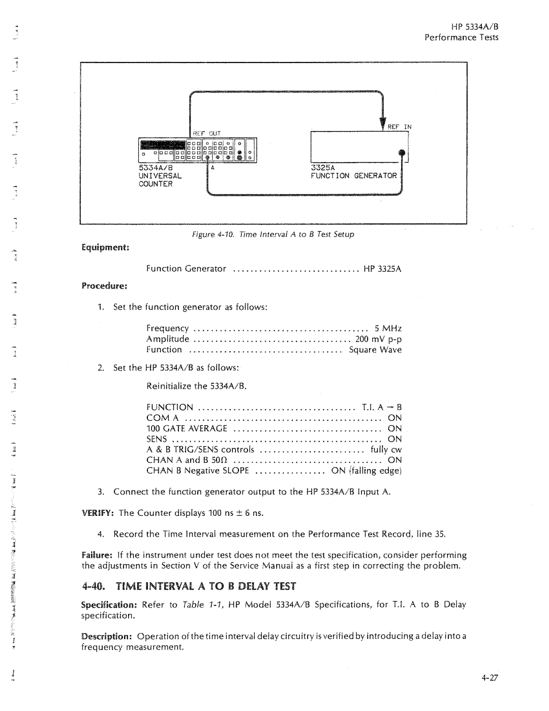 HP 5334A, 5334B manual 