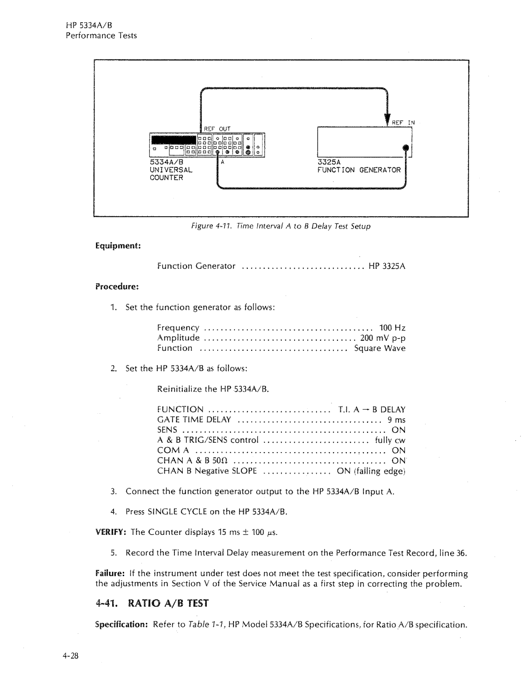 HP 5334B, 5334A manual 