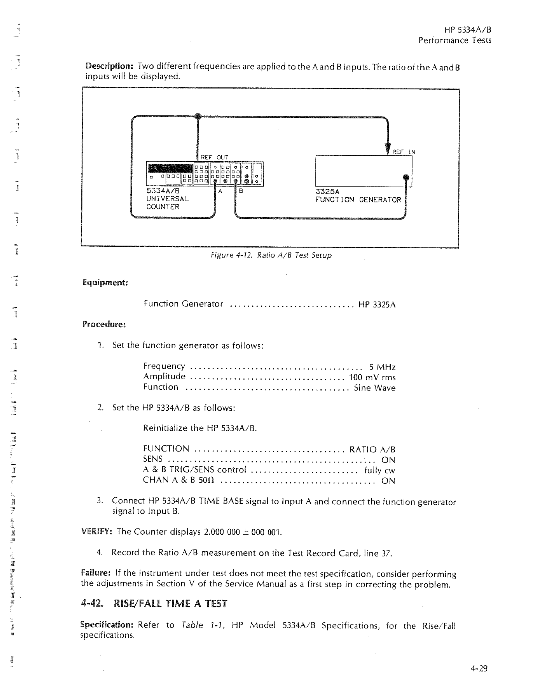 HP 5334A, 5334B manual 