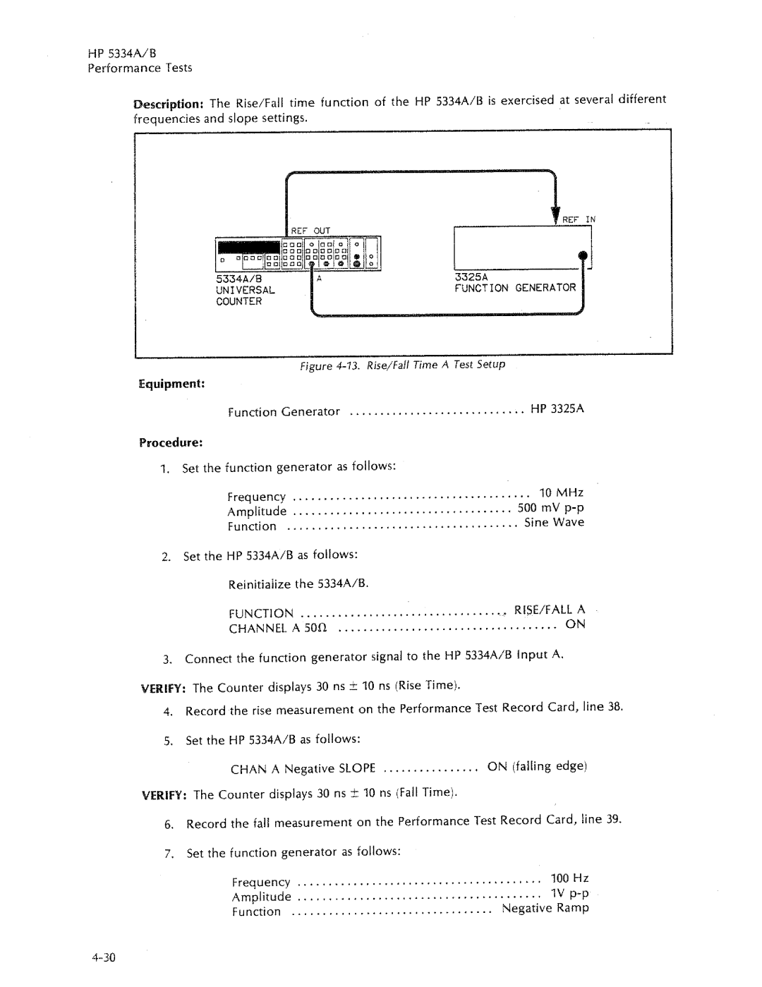 HP 5334B, 5334A manual 