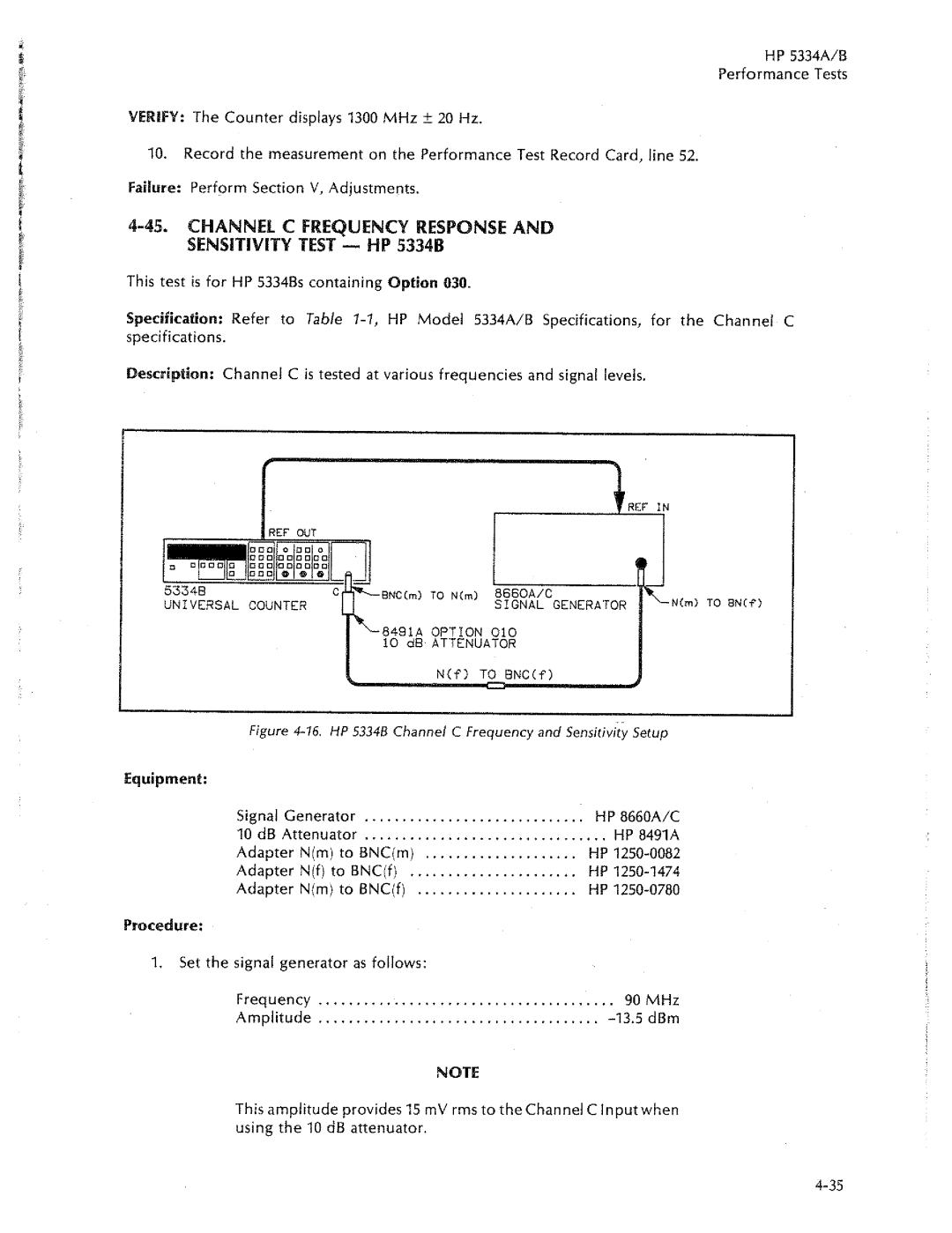 HP 5334A, 5334B manual 