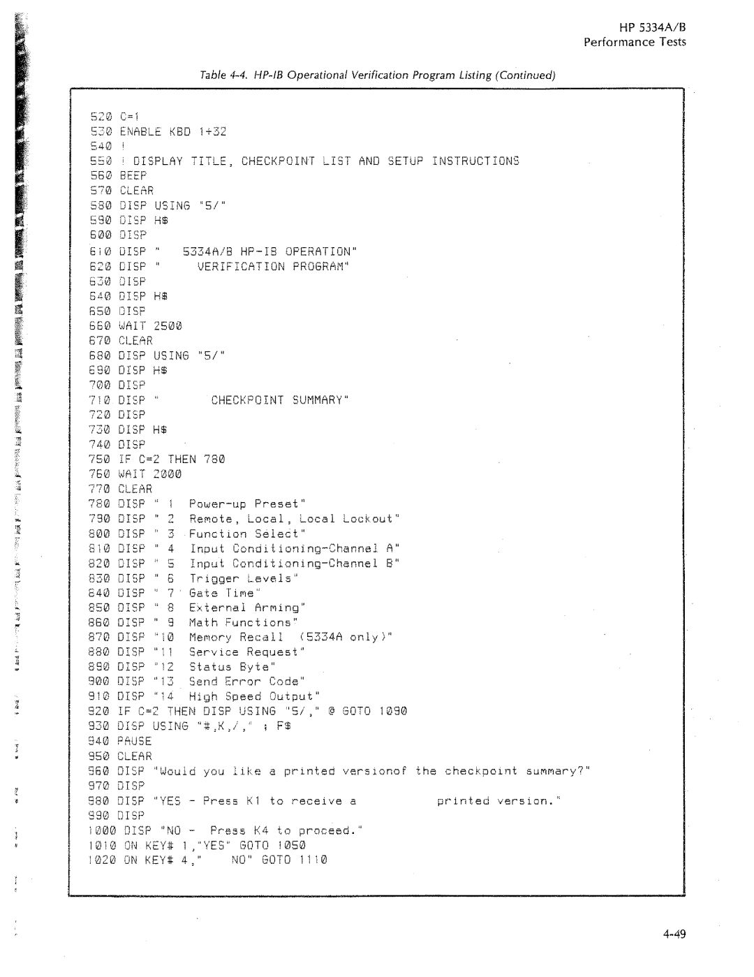 HP 5334A, 5334B manual 