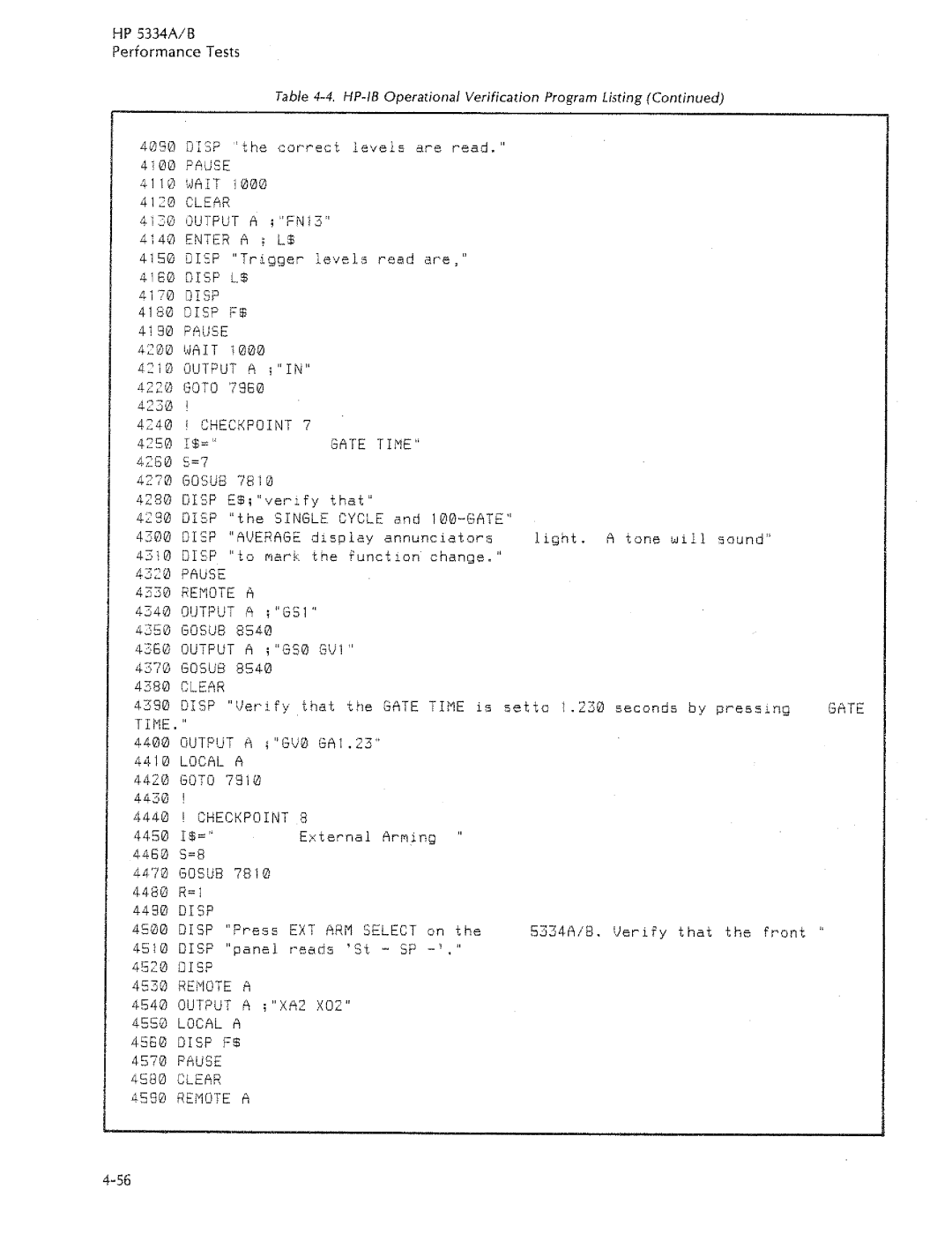 HP 5334B, 5334A manual 