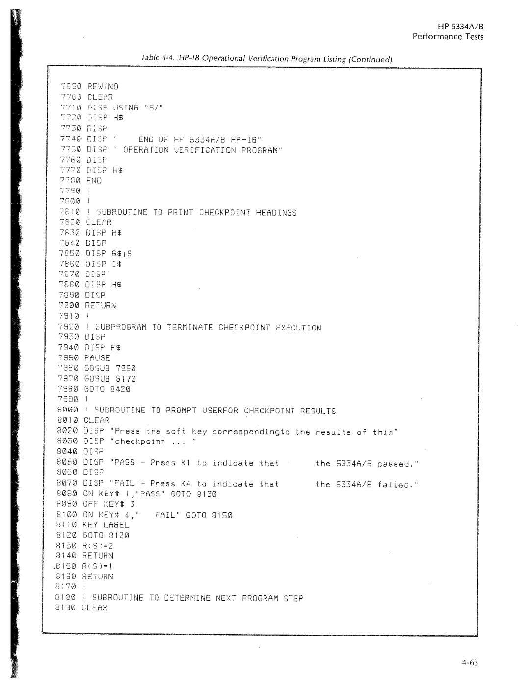 HP 5334A, 5334B manual 