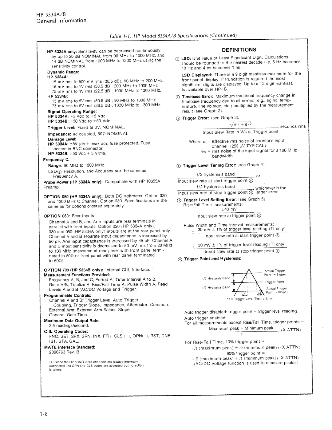 HP 5334A, 5334B manual 