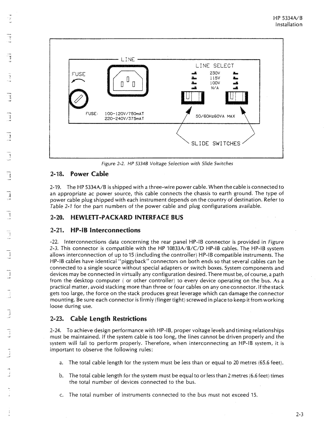 HP 5334B, 5334A manual 