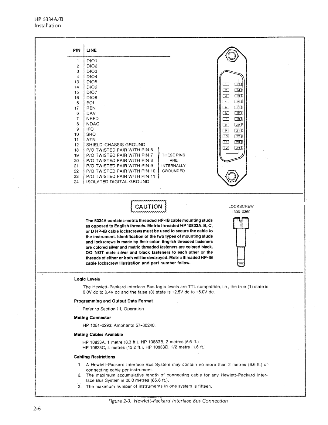 HP 5334A, 5334B manual 