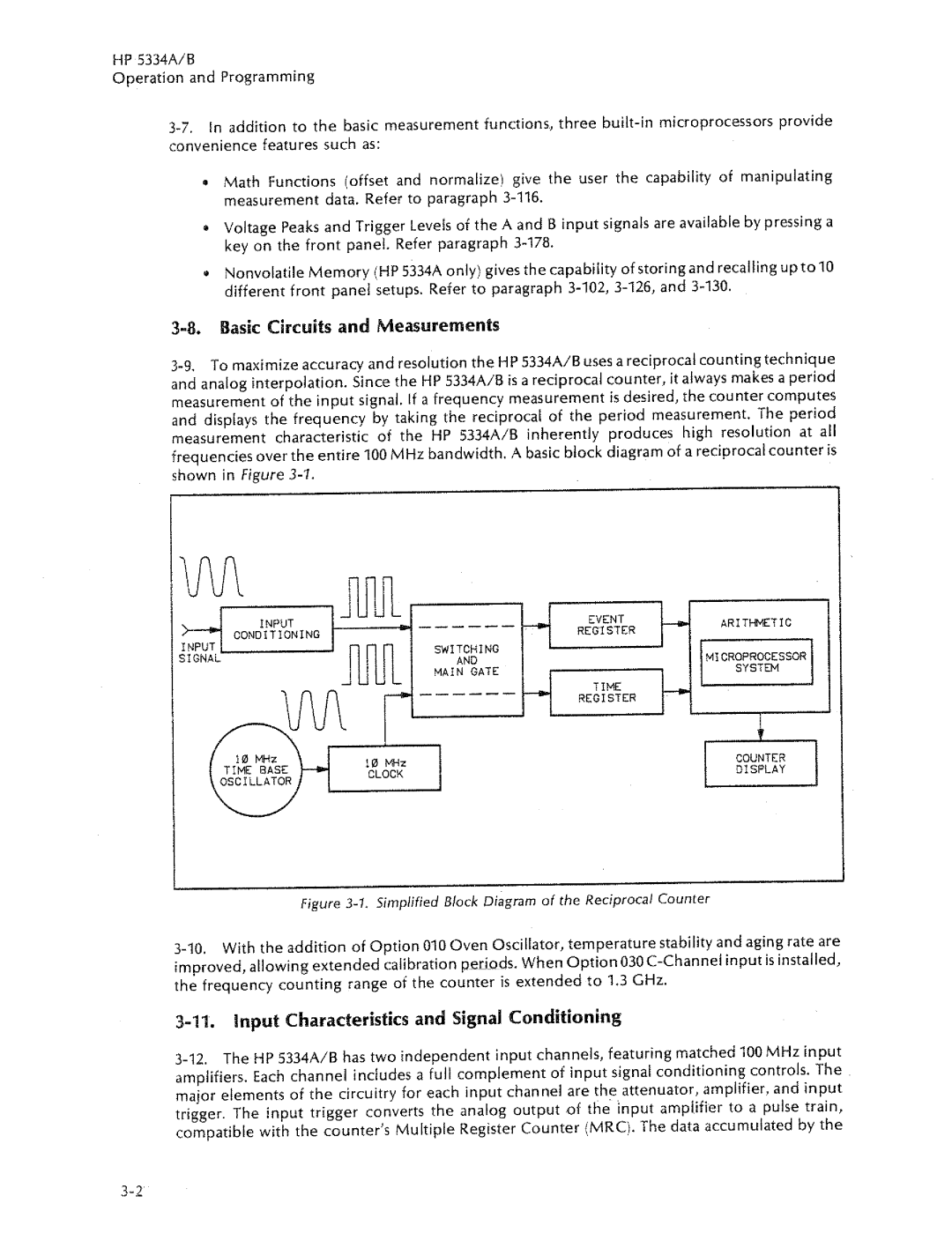 HP 5334A, 5334B manual 