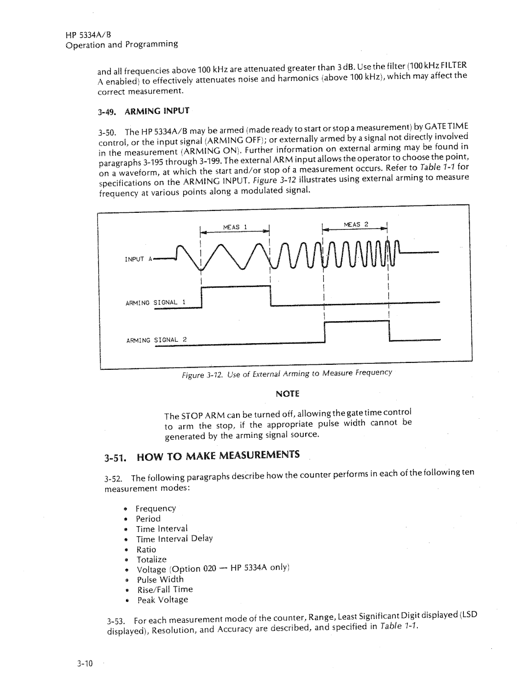 HP 5334A, 5334B manual 