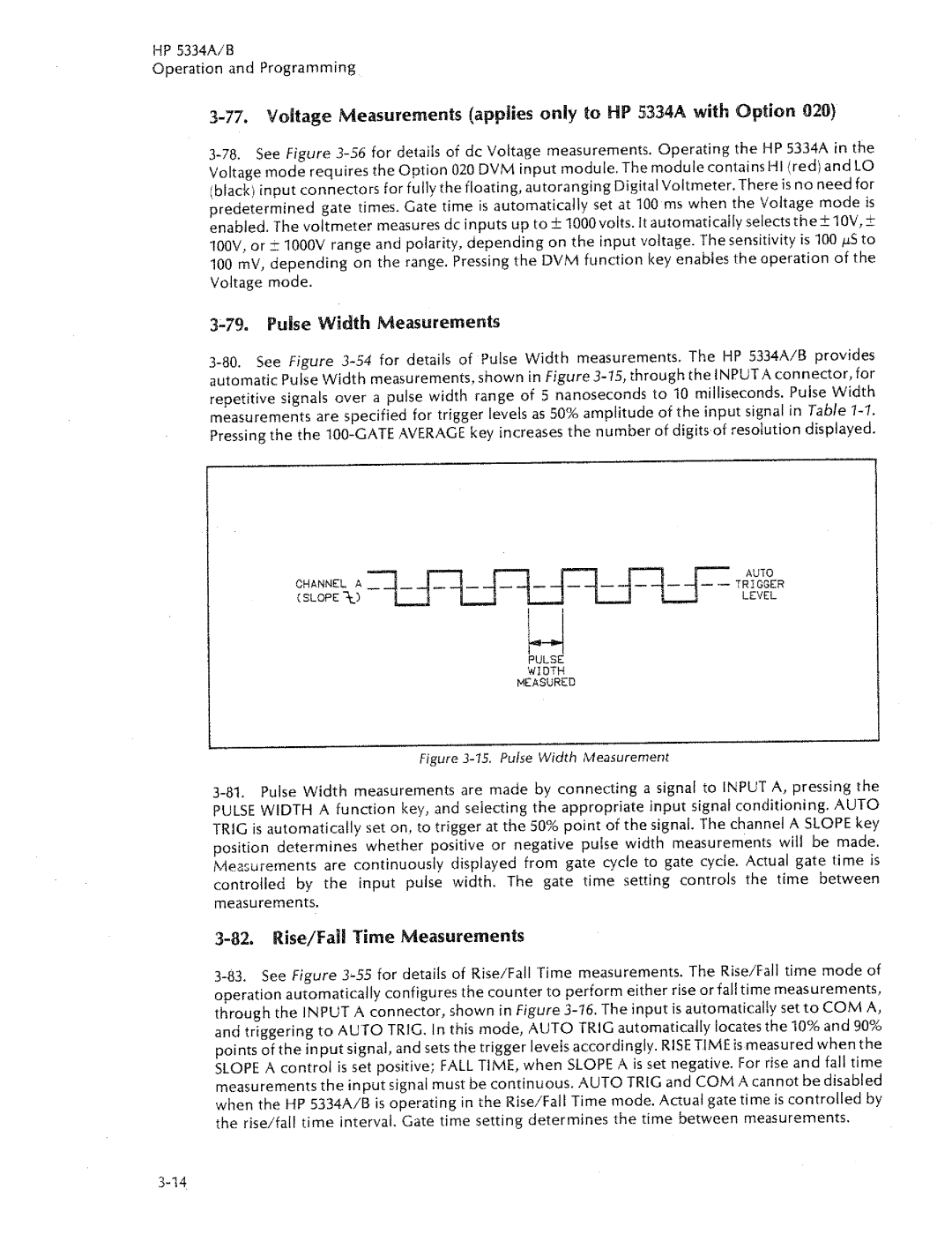 HP 5334A, 5334B manual 