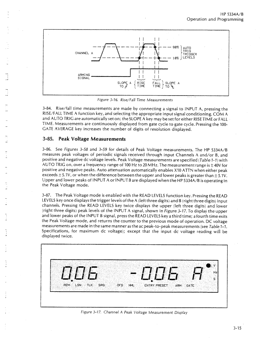 HP 5334B, 5334A manual 