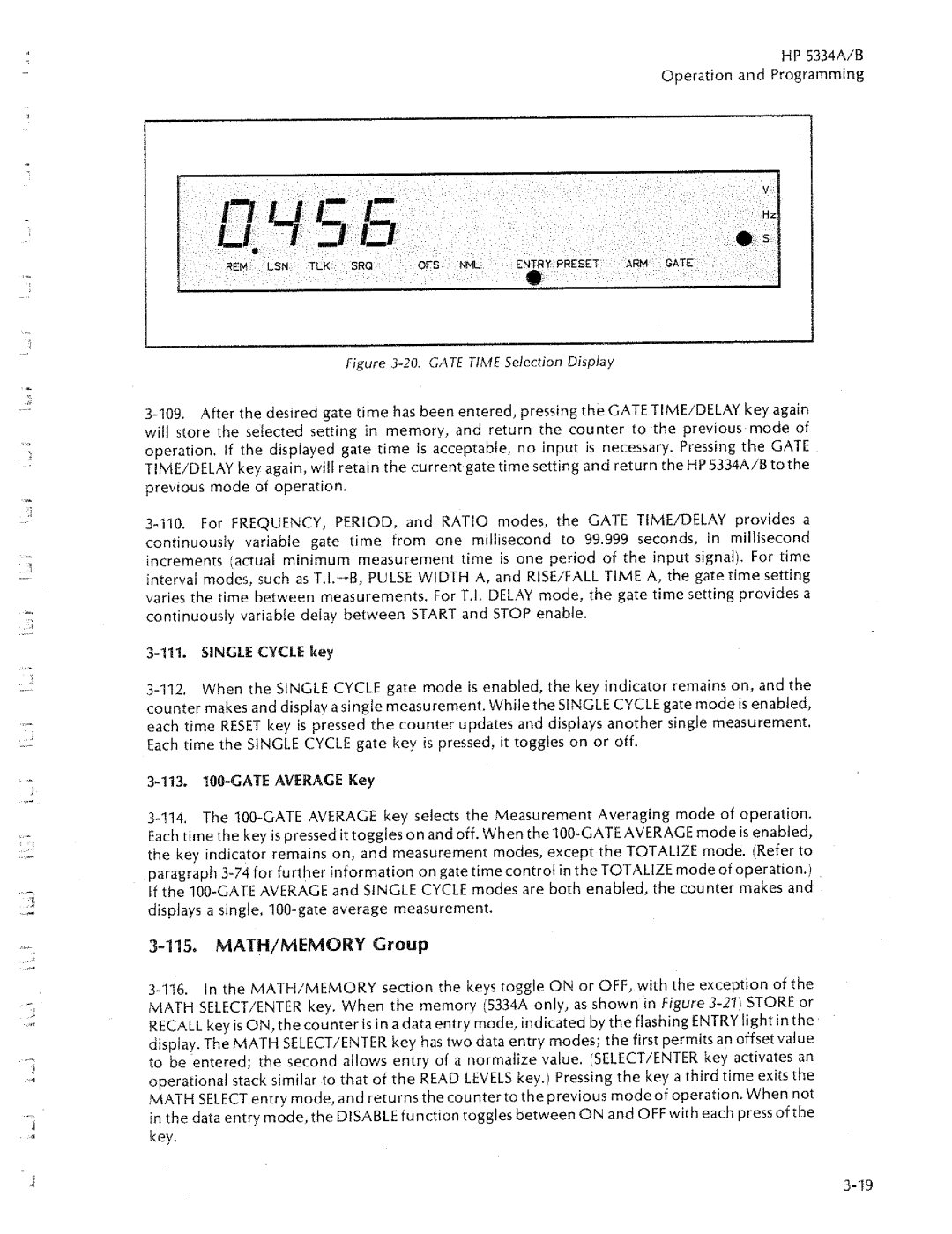 HP 5334B, 5334A manual 