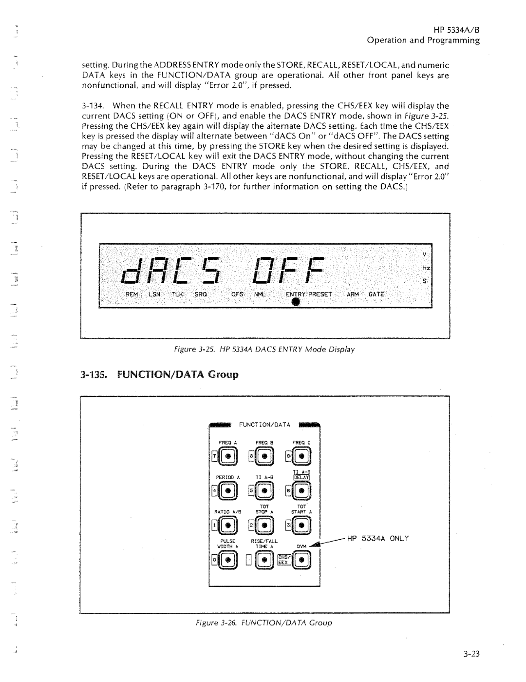 HP 5334B, 5334A manual 