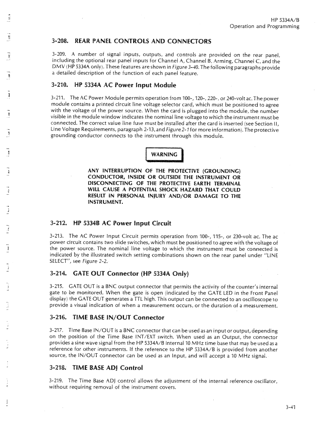 HP 5334A, 5334B manual 