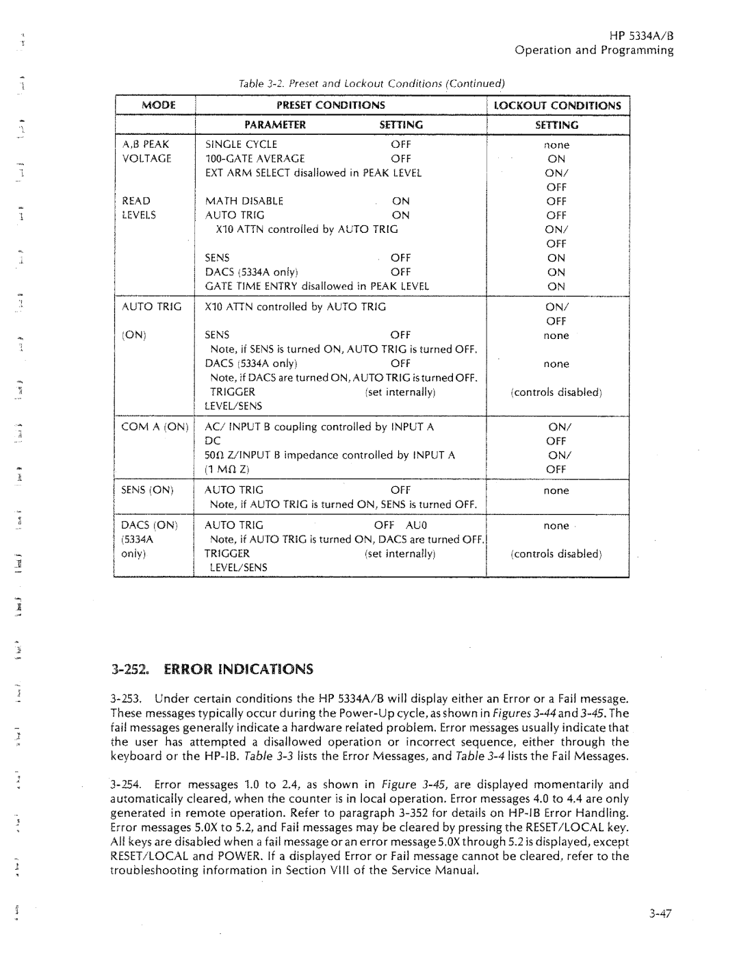 HP 5334A, 5334B manual 