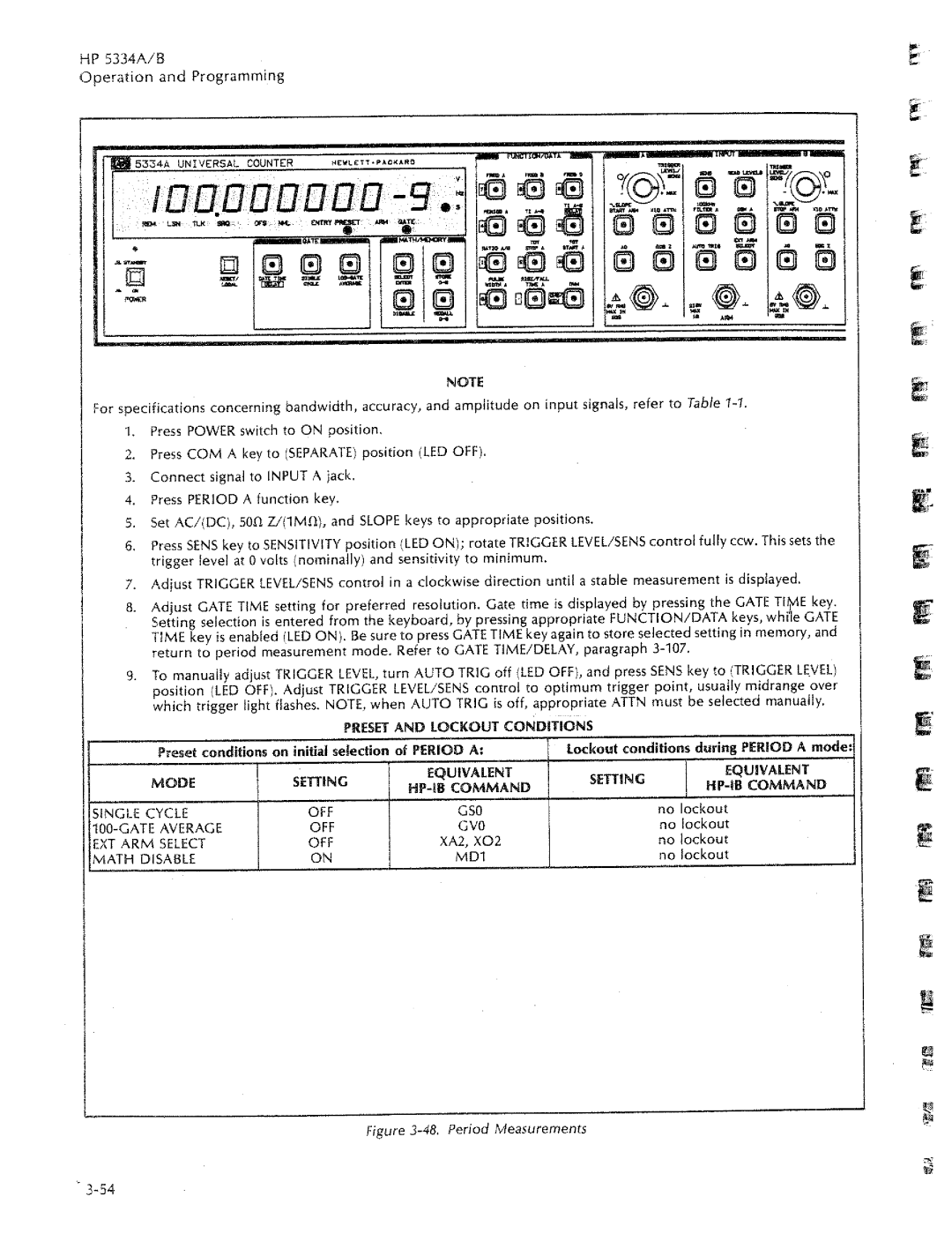 HP 5334B, 5334A manual 