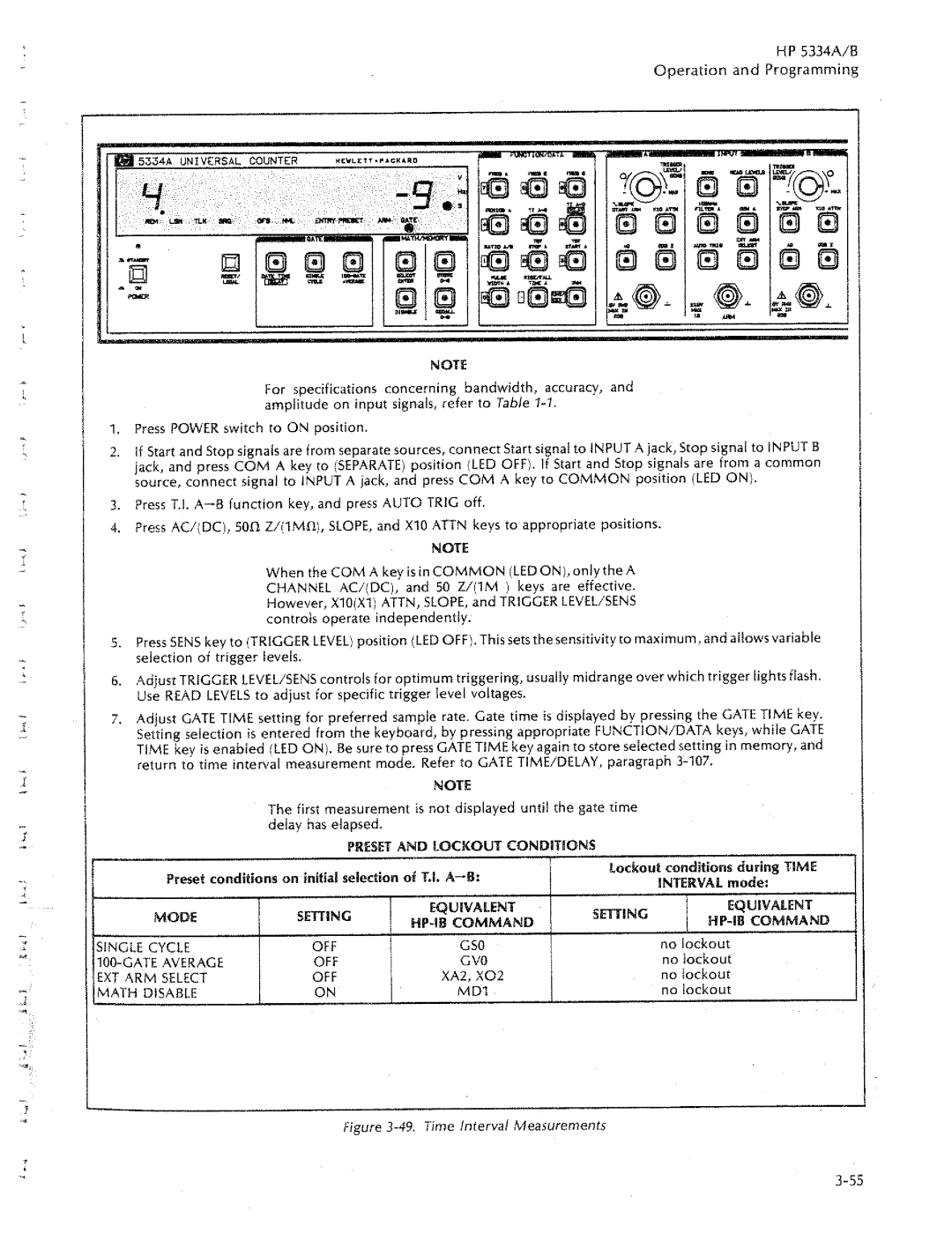 HP 5334A, 5334B manual 