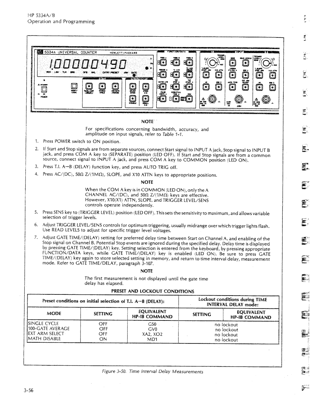 HP 5334B, 5334A manual 