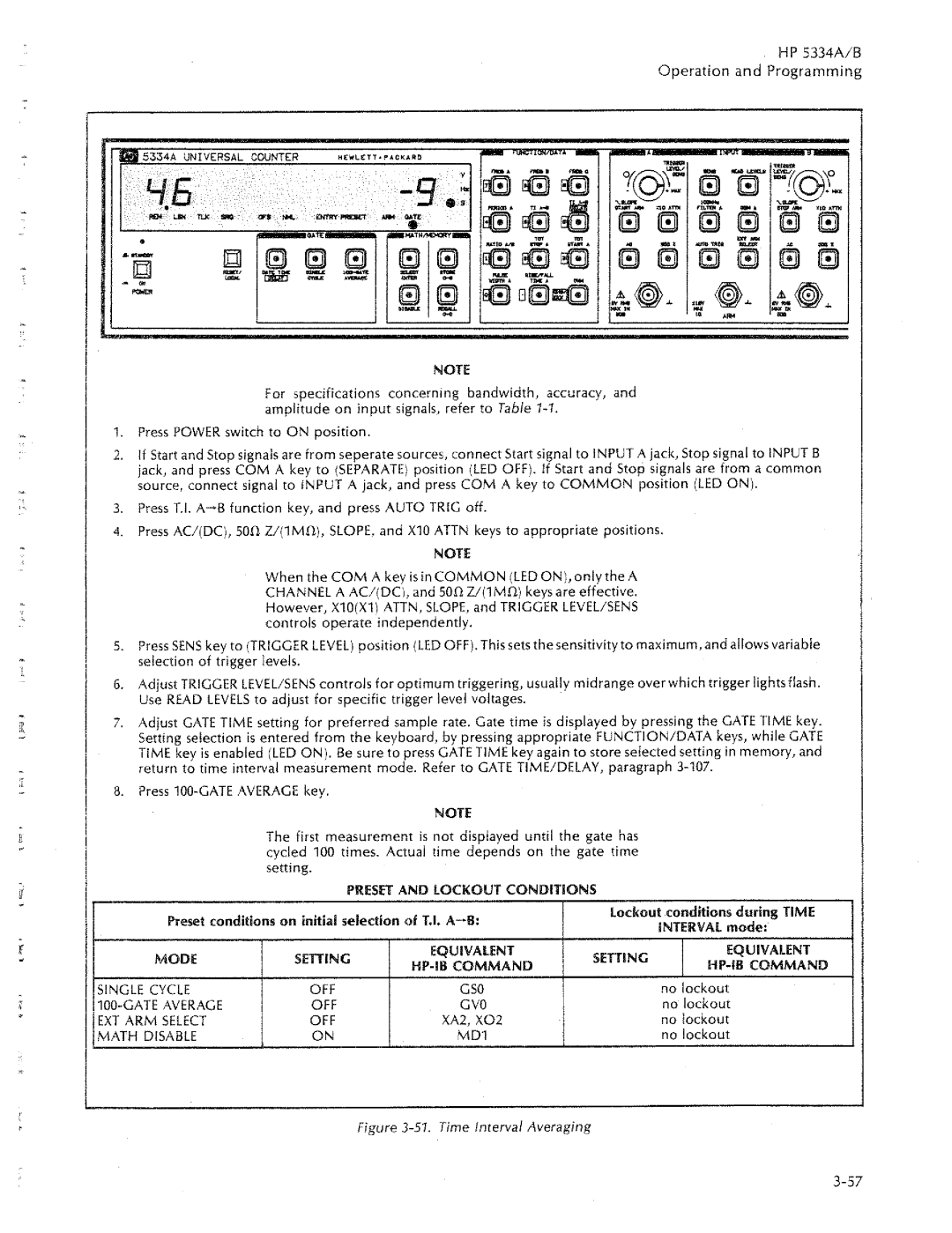 HP 5334A, 5334B manual 