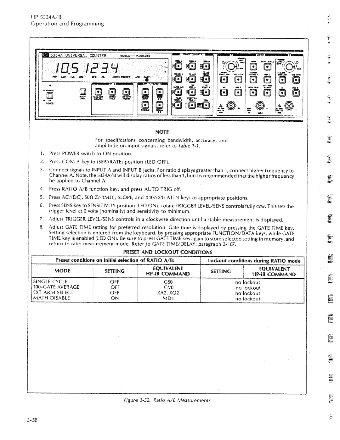 HP 5334B, 5334A manual 