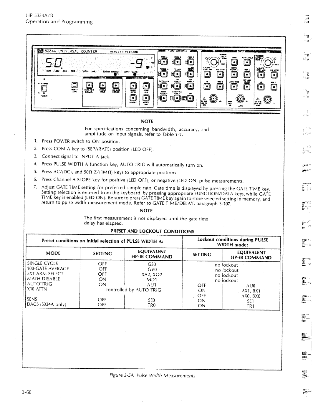 HP 5334B, 5334A manual 