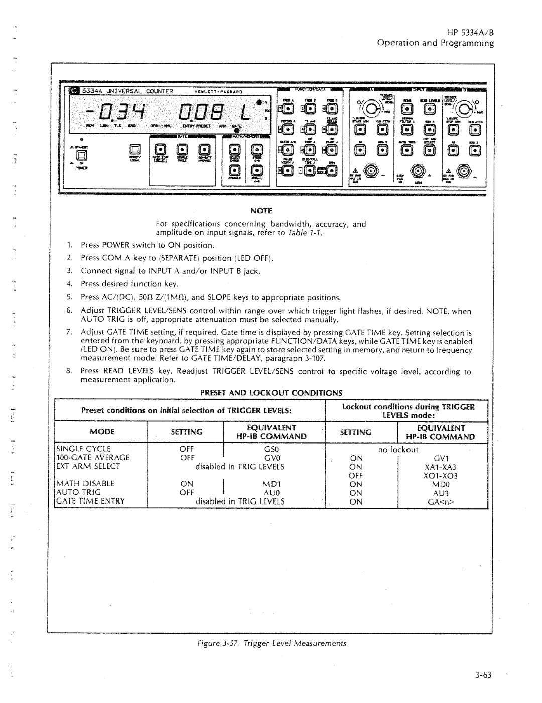 HP 5334A, 5334B manual 