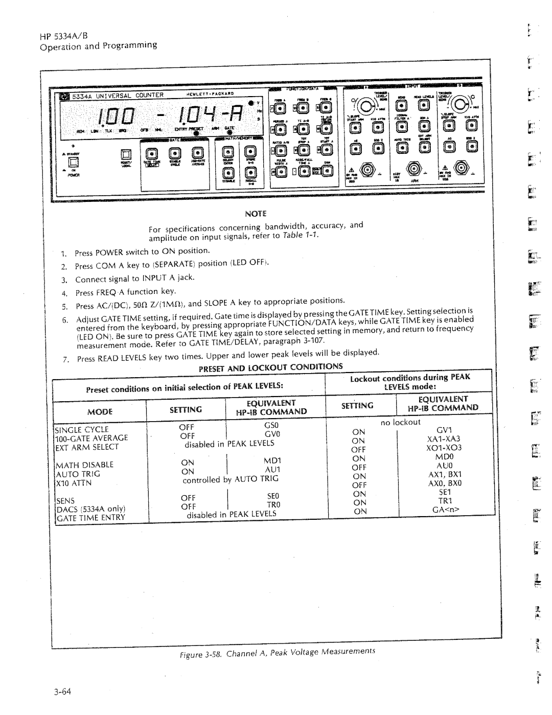 HP 5334B, 5334A manual 