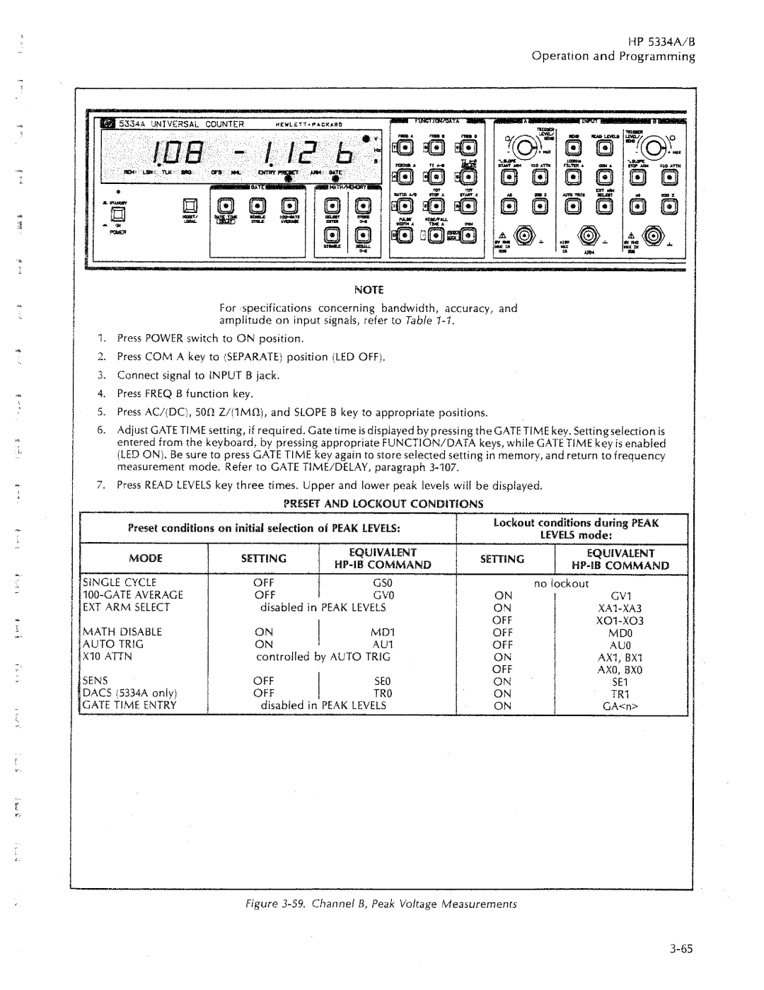 HP 5334A, 5334B manual 