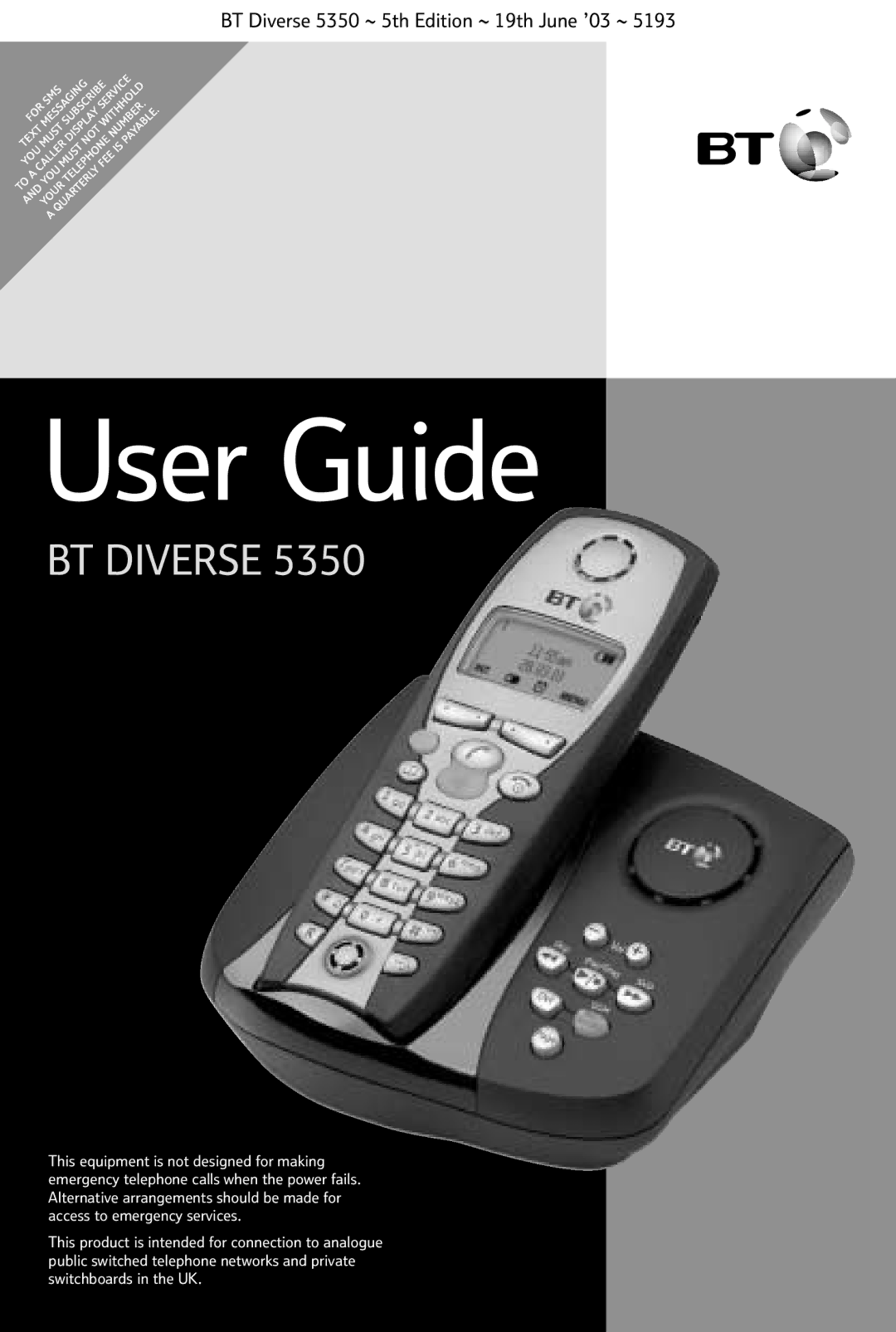 HP 5350 manual User Guide 