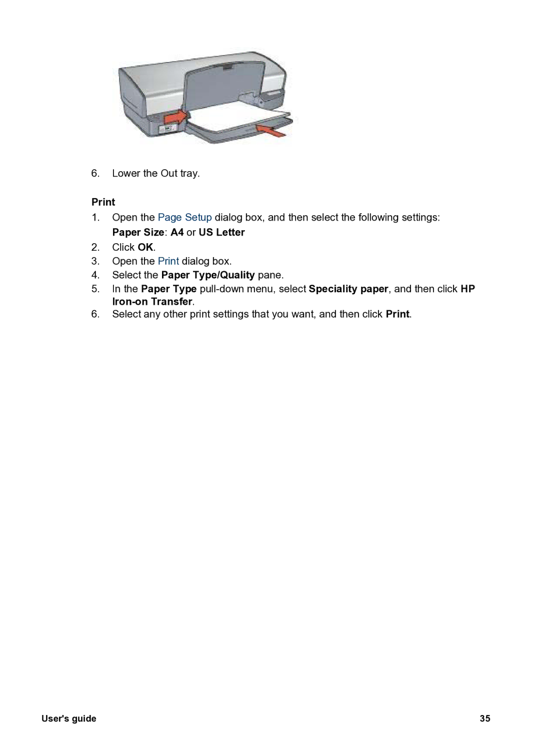 HP 5400 manual Print 