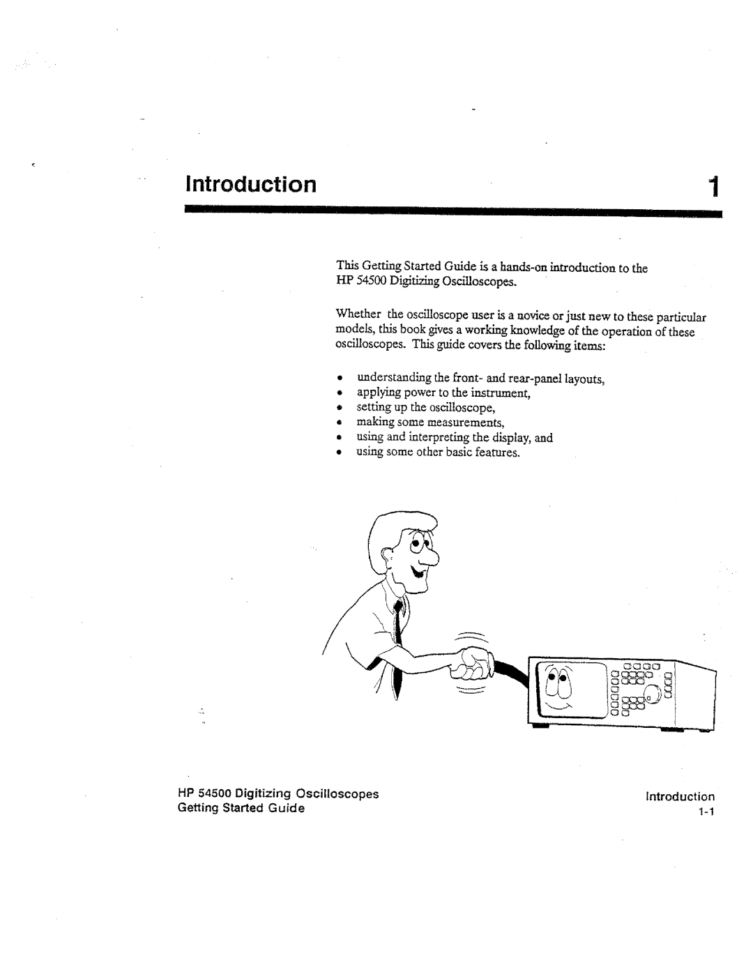 HP 54500 manual 