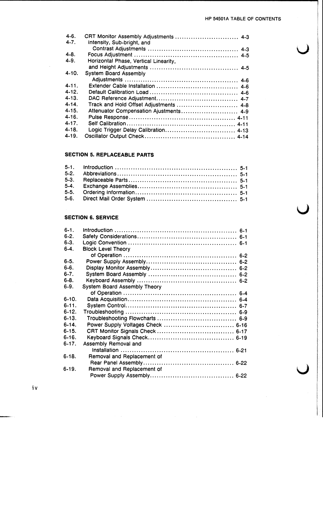 HP 54501A manual 
